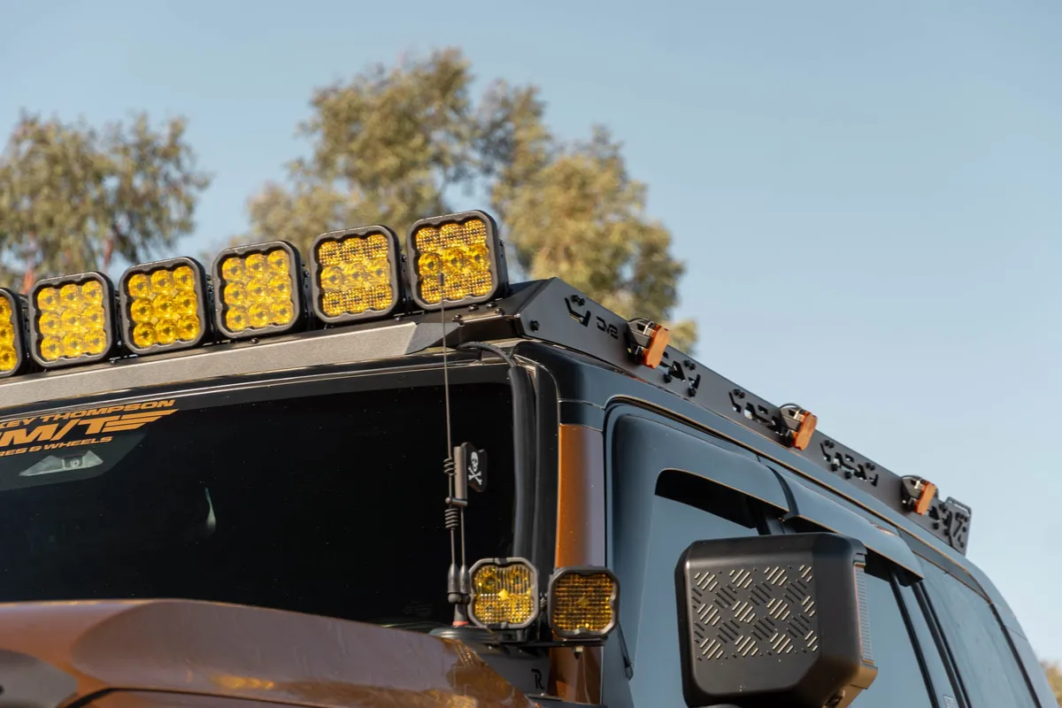 DV8 Offroad 2024-2025 Toyota Land Cruiser Lexus GX 550 Roof Rack Light Mount product image