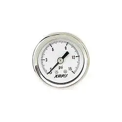 XRP 0-15 Fuel Pressure Gauge Liquid Filled