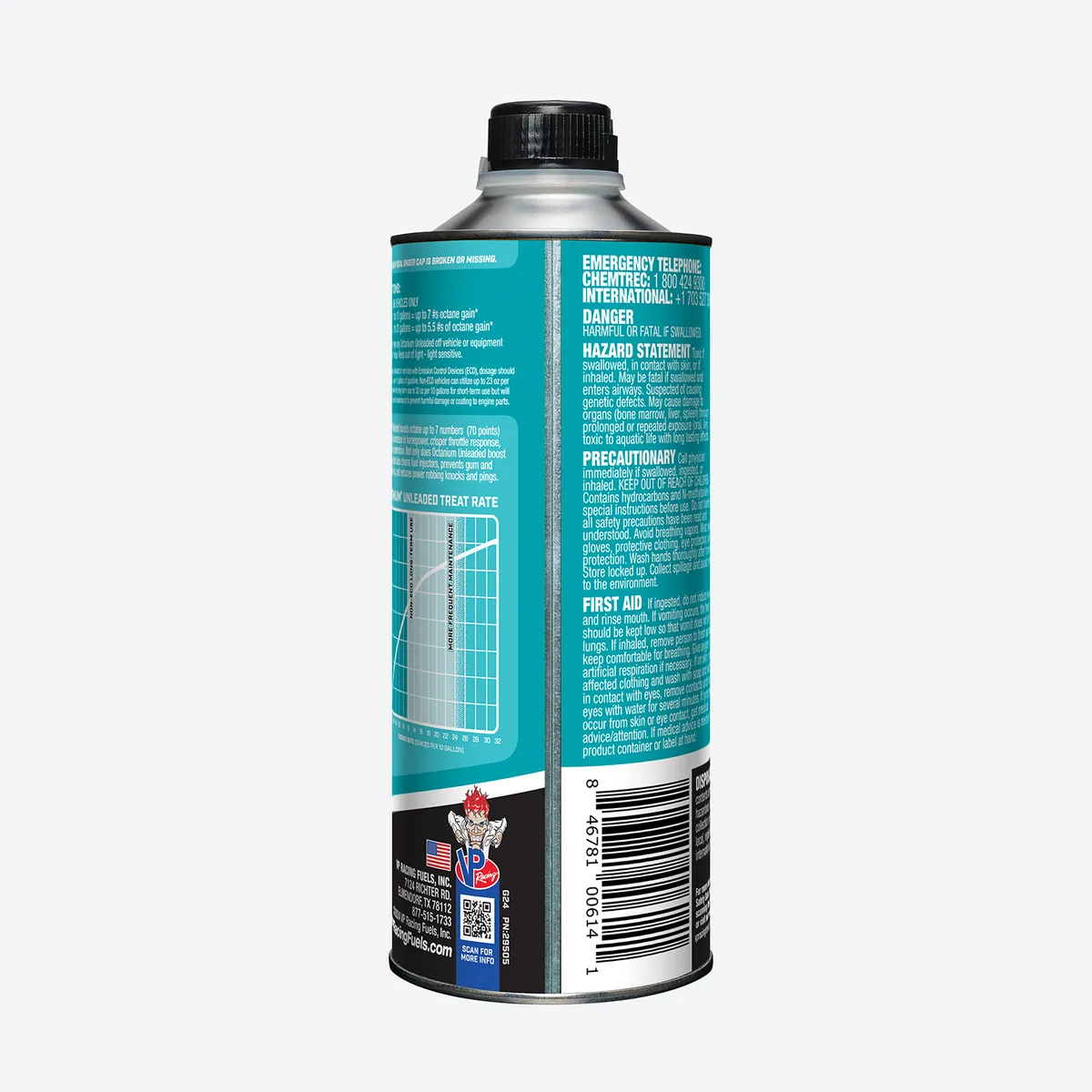VP Racing Fuels 29505 Octanium Unleaded Madditive Qt Bottle product image