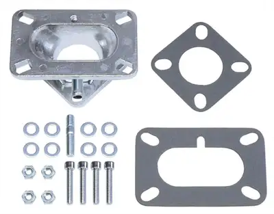 Trans-Dapt Performance 15/8 In. Tall Weber Dgv to Jeep Carburetor Adapter Cast Aluminum195964 Pontiac Engines