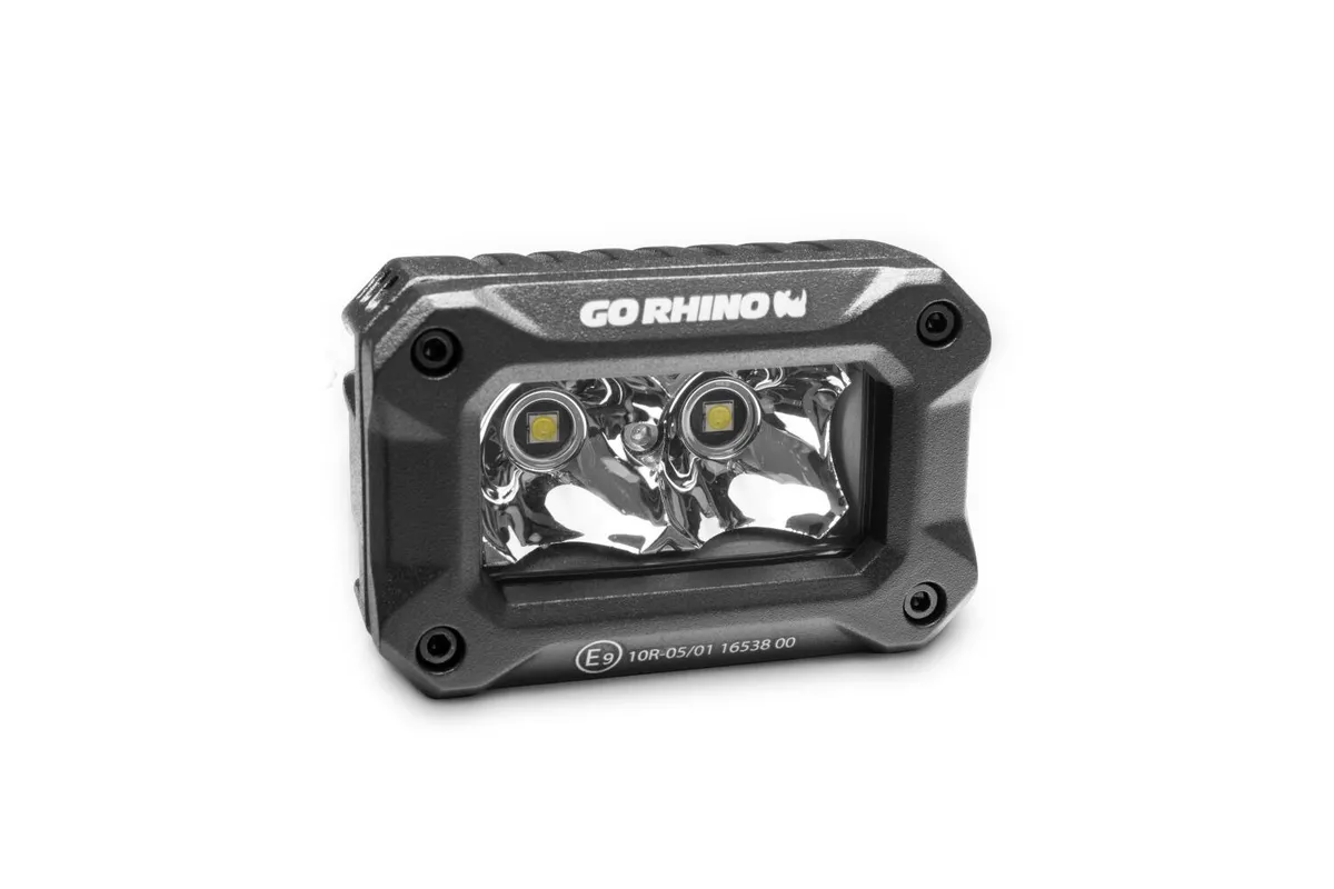 Go Rhino 751003023SBS Bright Series - 3x2 Rectangular LED Spot Lights, Pair product image