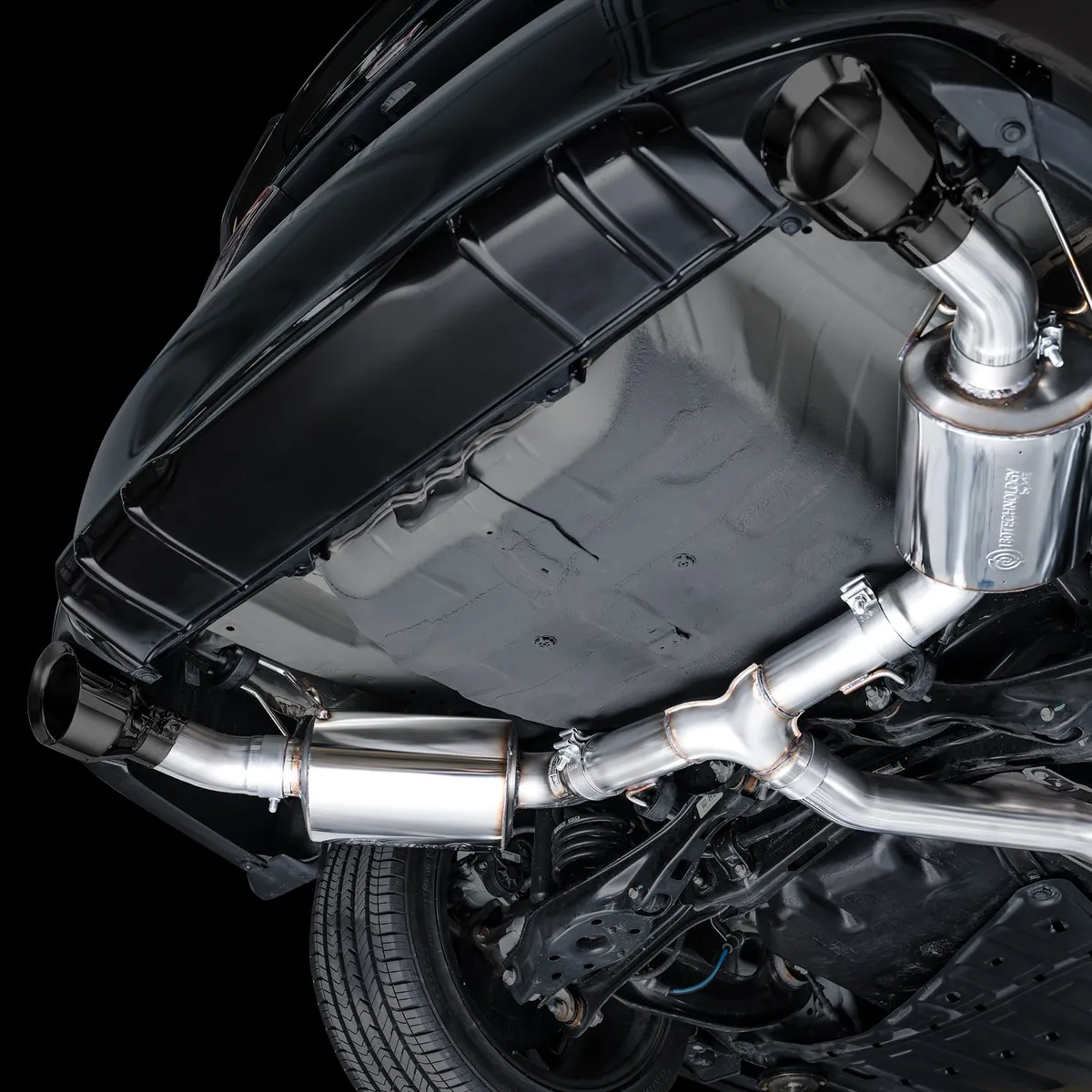 AWE Touring Edition Exhaust for FE1 Civic SiDE4 Acura Integra - Dual Chrome Silver Tips product image