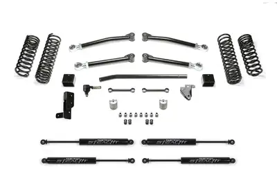 Fabtech Trail Lift System; 5 in. Lift; w/Stealth Shocks;