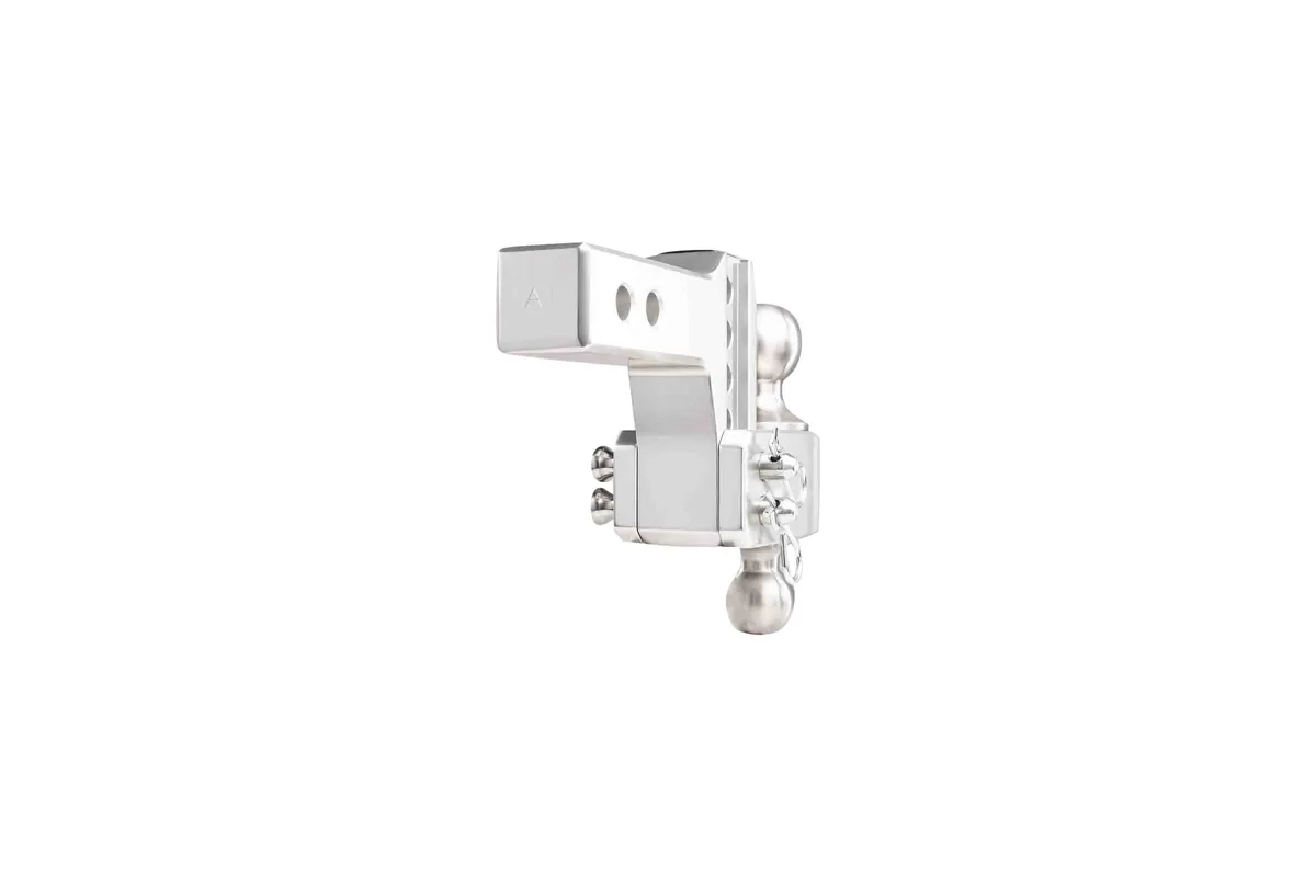 2.0" Aluminum Medium Duty Hitch 2" Drop/Rise w/ Stainless Steel Dual Ball product image