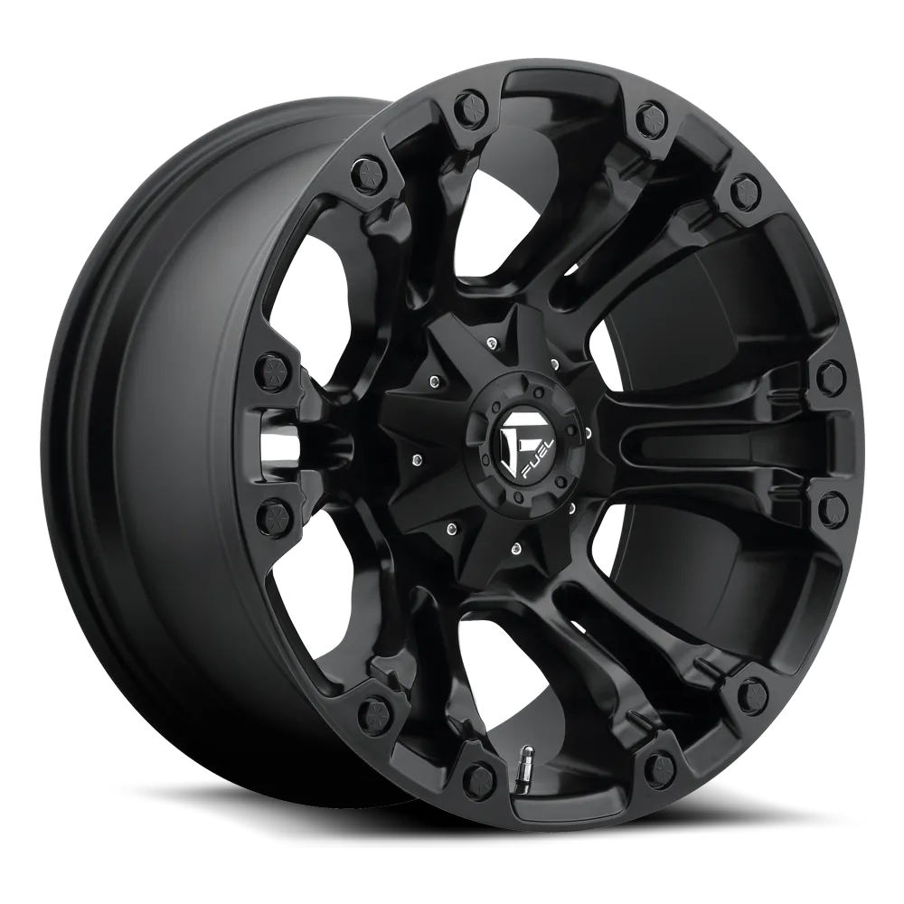 Aluminum Wheels 17X9 Vapor D560 5 On 114.3/5 On 127 Matte Black 78.1 Bore -12 Offset Fuel Off Road Wheels product image