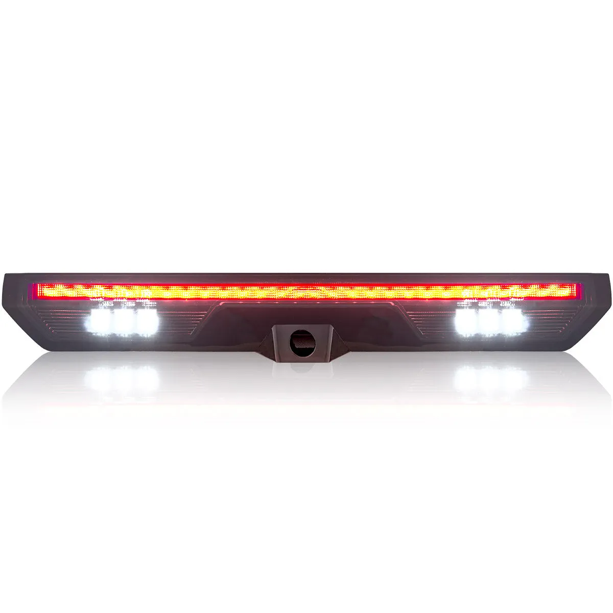 Gmc Chevy 19-21 Sierra Silverado 1500 4rd Gen 20-21 2500 3500 - Ultra High Power Red LED 3rd Brake Light Kit w Ultra High Power Cree Xml White LED Cargo Lights Replaces LED 3rd Brake Light With Cargo Bed Camera - Attn Only Fits Models Which Includ product image