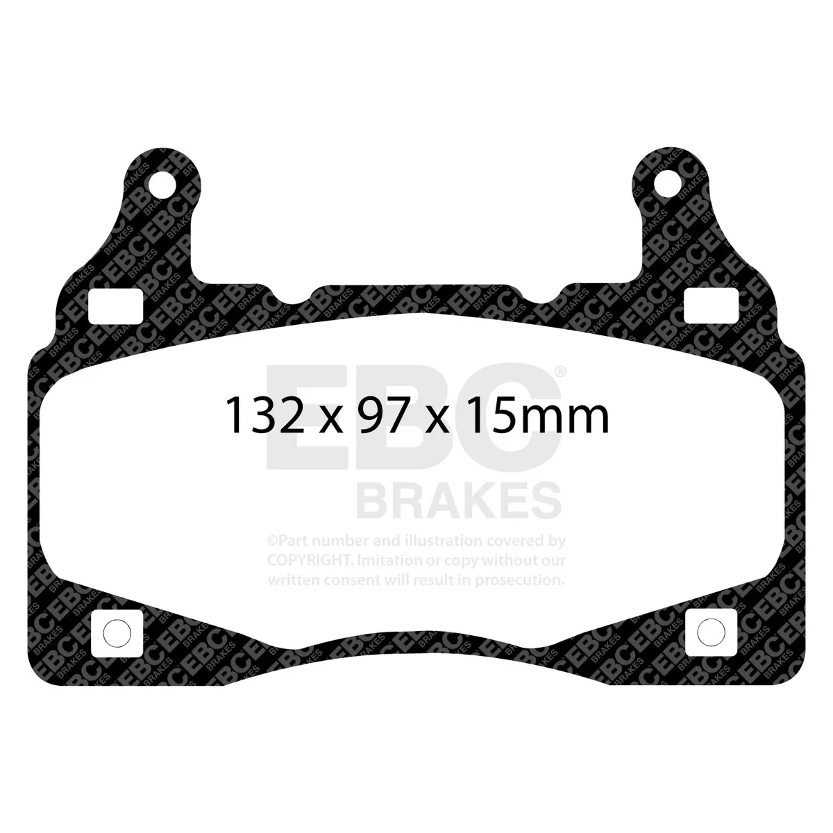 Racing Pad and Disc Rotor Full Kit; Front And Rear Axles; 2-Piece Fully-Floating Brake Discs; product image