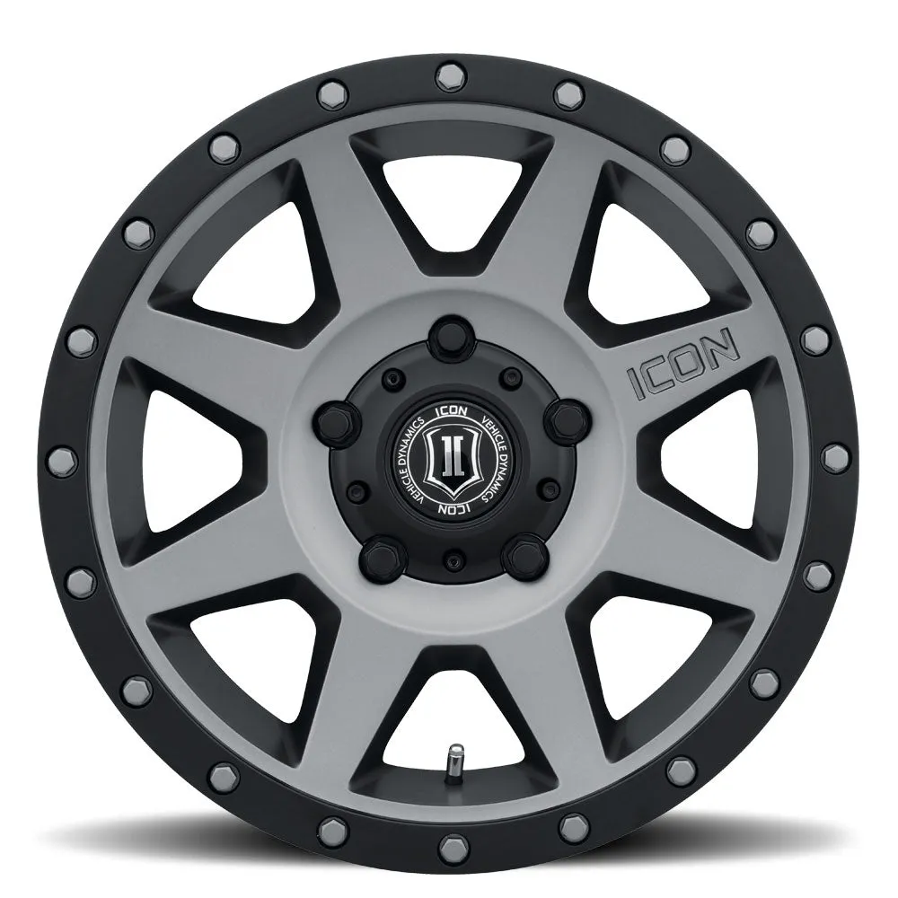 ICON Alloys Rebound, Satin Black, 20 x 9 / 6 x 135, 16mm Offset, 5.625" BS product image