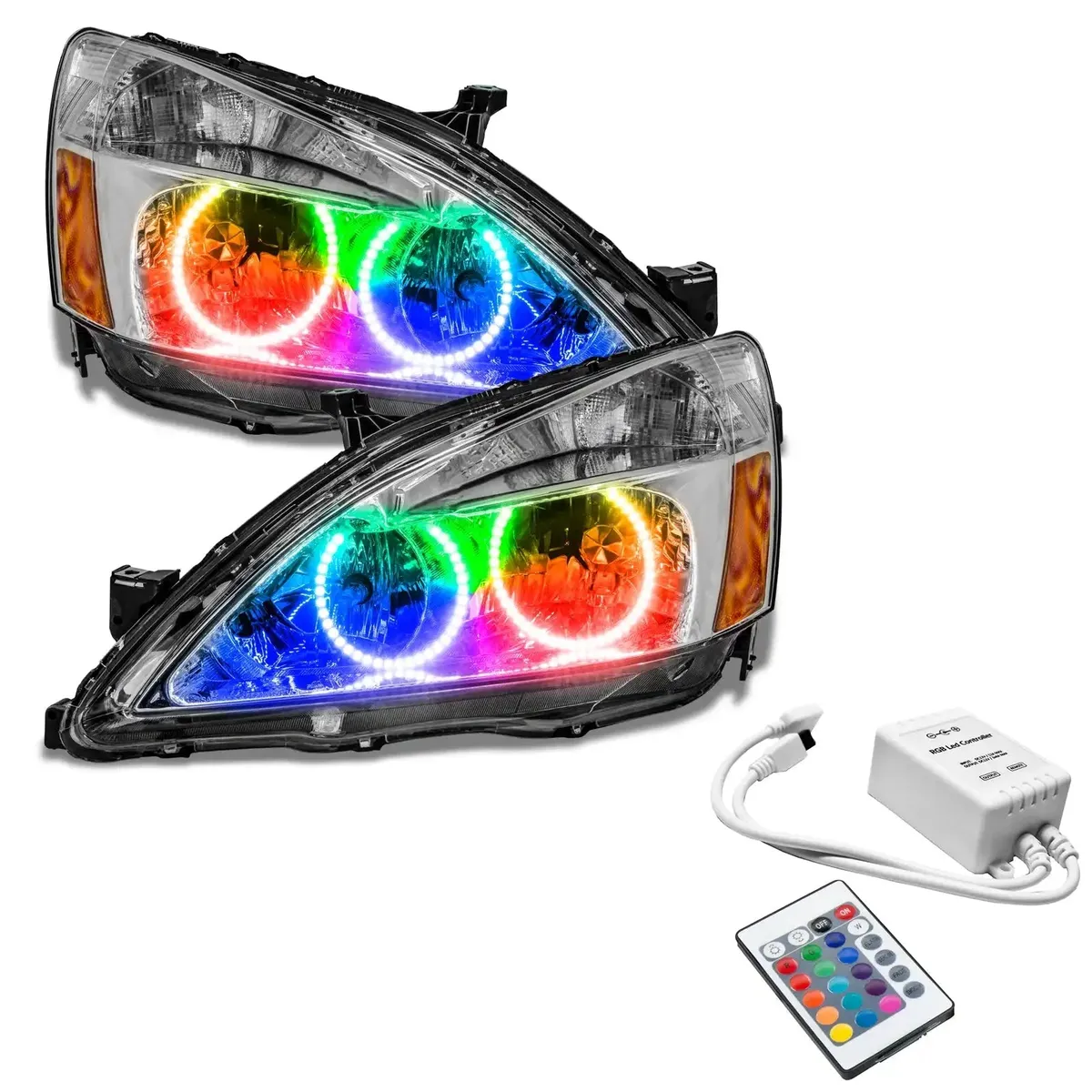 ORACLE Lighting 2003-2007 Honda Accord CoupeSedan Pre-Assembled LED Halo Headlights product image