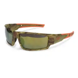 Radians Cumulus Premium Safety Eyewear Camo Frame Gold Mirror Lens