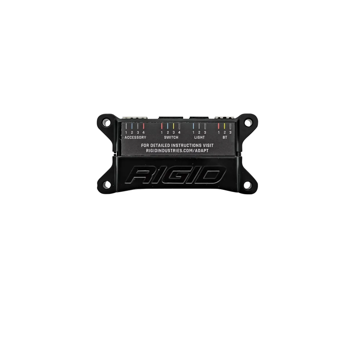 RIGID Adapt Light Bar Dash Switch Panel Controller Kit Including Under Dash Control Box; Control Box Accessory Harness; and Dash Switch Panel Assembly product image