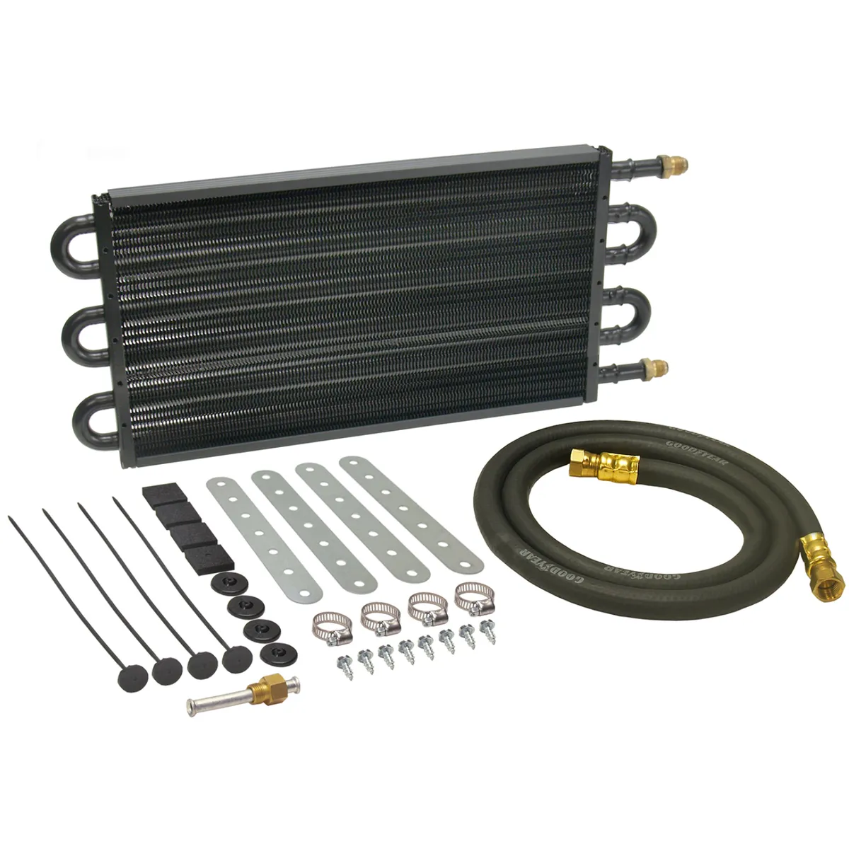 6 Pass 18 Series 7000 Copper/Aluminum Tube&Fin Transmission Cooler Kit, -6AN product image