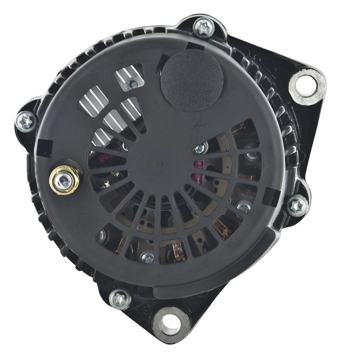 XS Volt™ Hi Amp Alternator; GM; 165 Amp; 6 Groove Pulley; Black Finish; product image