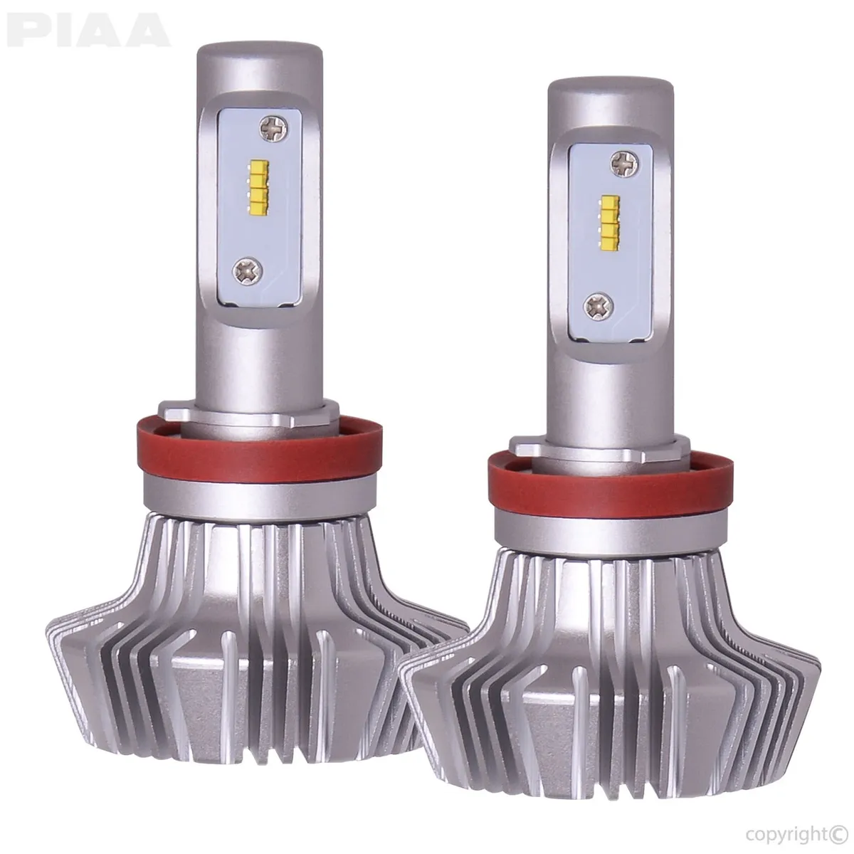 H11 Platinum LED Replacement Bulb; 25W; 6000K; 4000LM; Twin Pack; product image