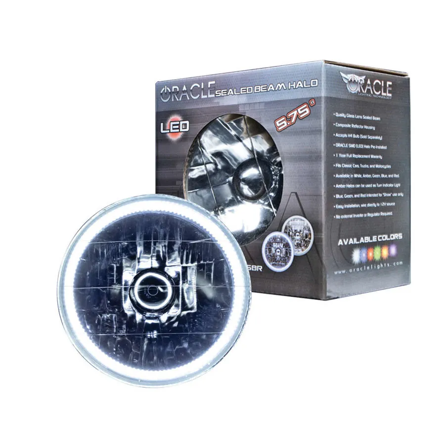 Oracle Lighting ORACLE 5.75" Sealed Beam - White Sealed Beam - Round White