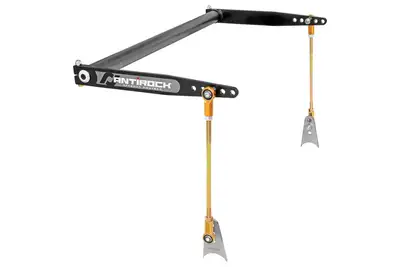 Rock Jock Antirock Sway Bar Kit Universal 39 1/2 Inch Bar 18 Inch Steel Arms RockJock 4x4