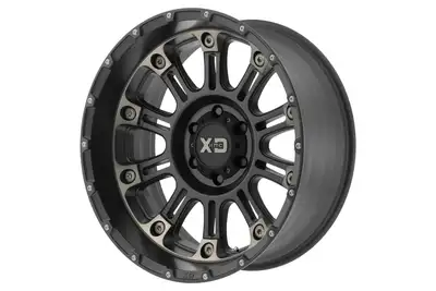 KMC Wheels Hoss 2 17x9 5x127.00 Satin Black Mach w/ Dark Tint Clear Coat (12 Mm)