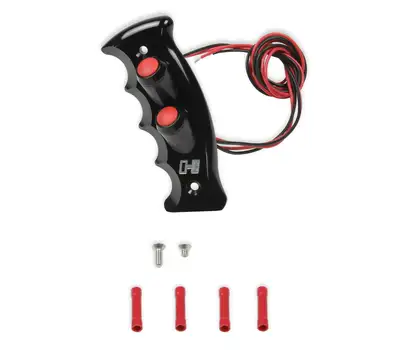 Hurst Shifter Handle - Pistol Grip Plate Billet Black