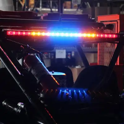 Baja Designs 30 Inch Light Bar Solid Amber, Blue Center, Flashing Amber RTL-B Baja Designs