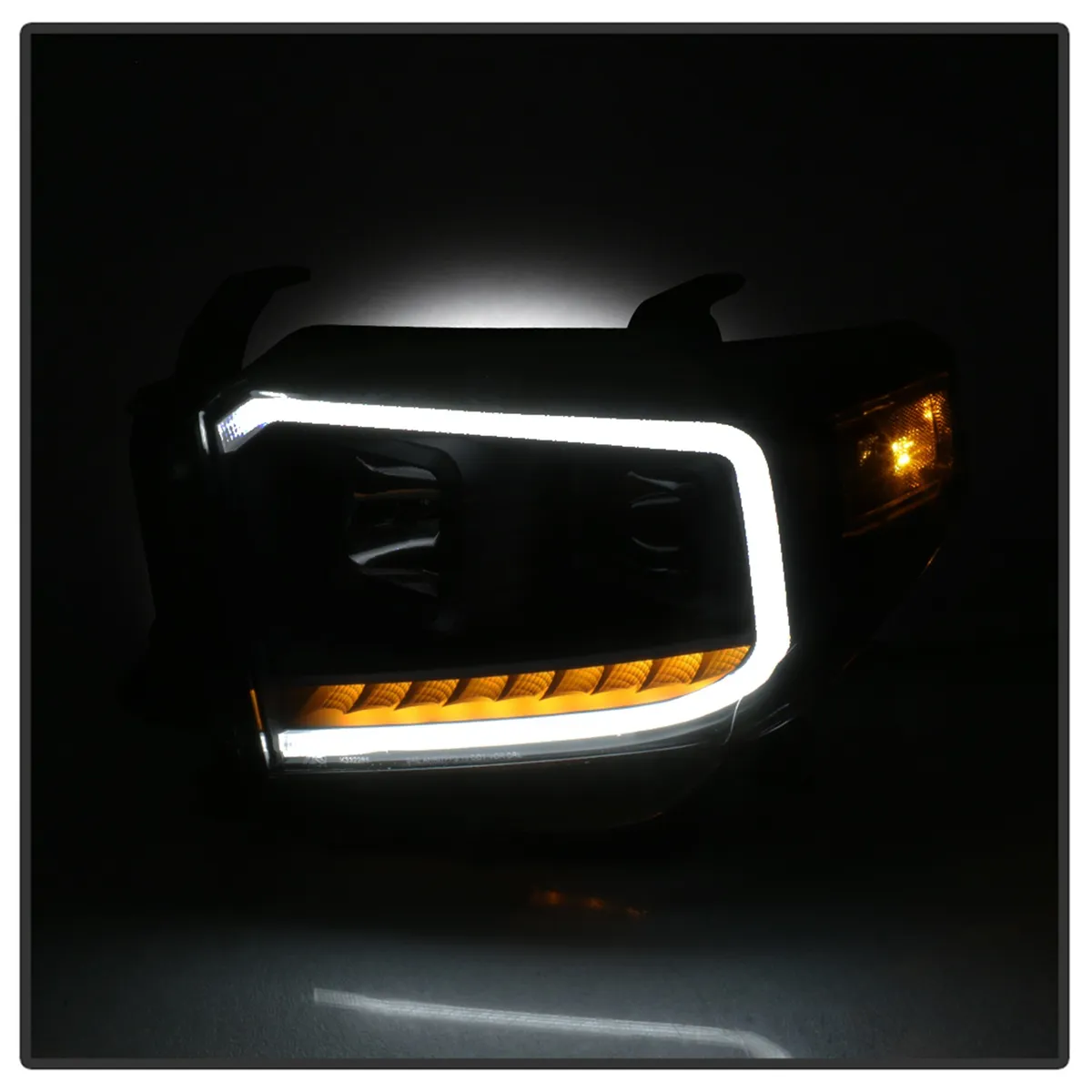 1421 Tundra/2018 Tundra sr And Sr5 Only LED Light Bar Projector Headlights Blac product image