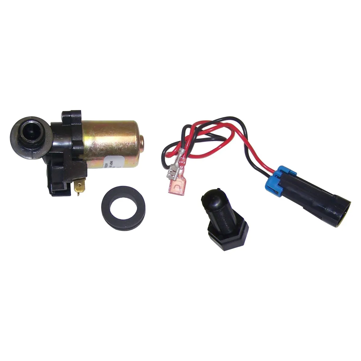 Crown Automotive Jeep Replacement Crown Automotive Jeep Replacement 55154613 Windshield Washer Pump for Jeep 91-96 XJ Cherokee (Front) 95-96 XJ (Rear)
