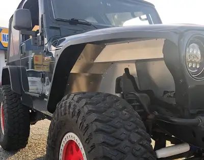 Motobilt Motobilt High Line Inner Front Fenders - Bare - LJ/TJ