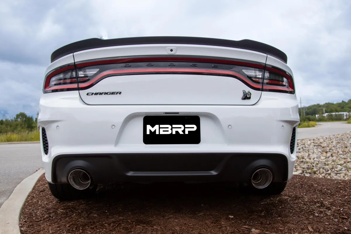 2015-Up Dodge Durango/Charger T304 Stainless Steel Tips, 5 Inch OD Out, Angle Cut, Sold In Pairs MBRP product image