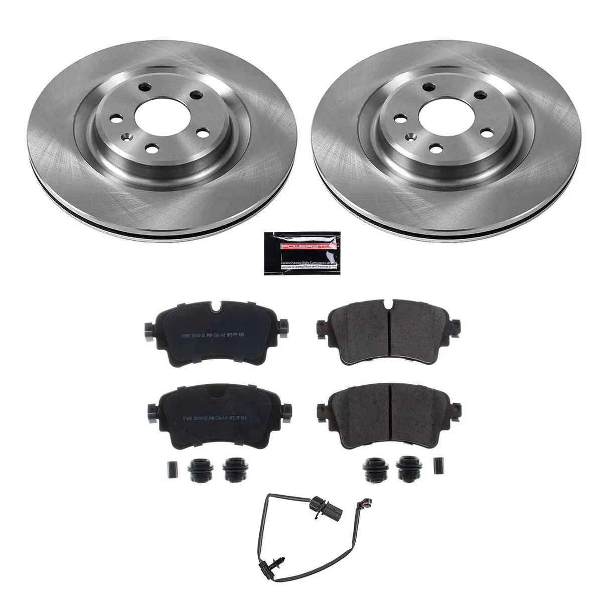 Z17 Direct Replacement Kit: Rotors; Ceramic Pads W/Hardware; Pad Sensors product image