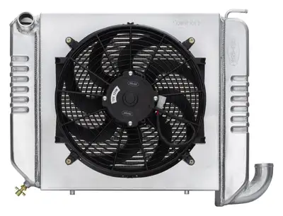 COLD-CASE Radiators Cold Case Radiators 63-64 Corvette Small Block Aluminum Radiator Single 16 Inch Fan Kit Cold Case Radiators CHV709K