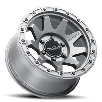 Method Race Wheels Aluminum Wheels 17x8.5 MR317 Bolt Pattern 6 On 139.7 Offset 0 Lip Size 0.83 Matte Titanium GY Method