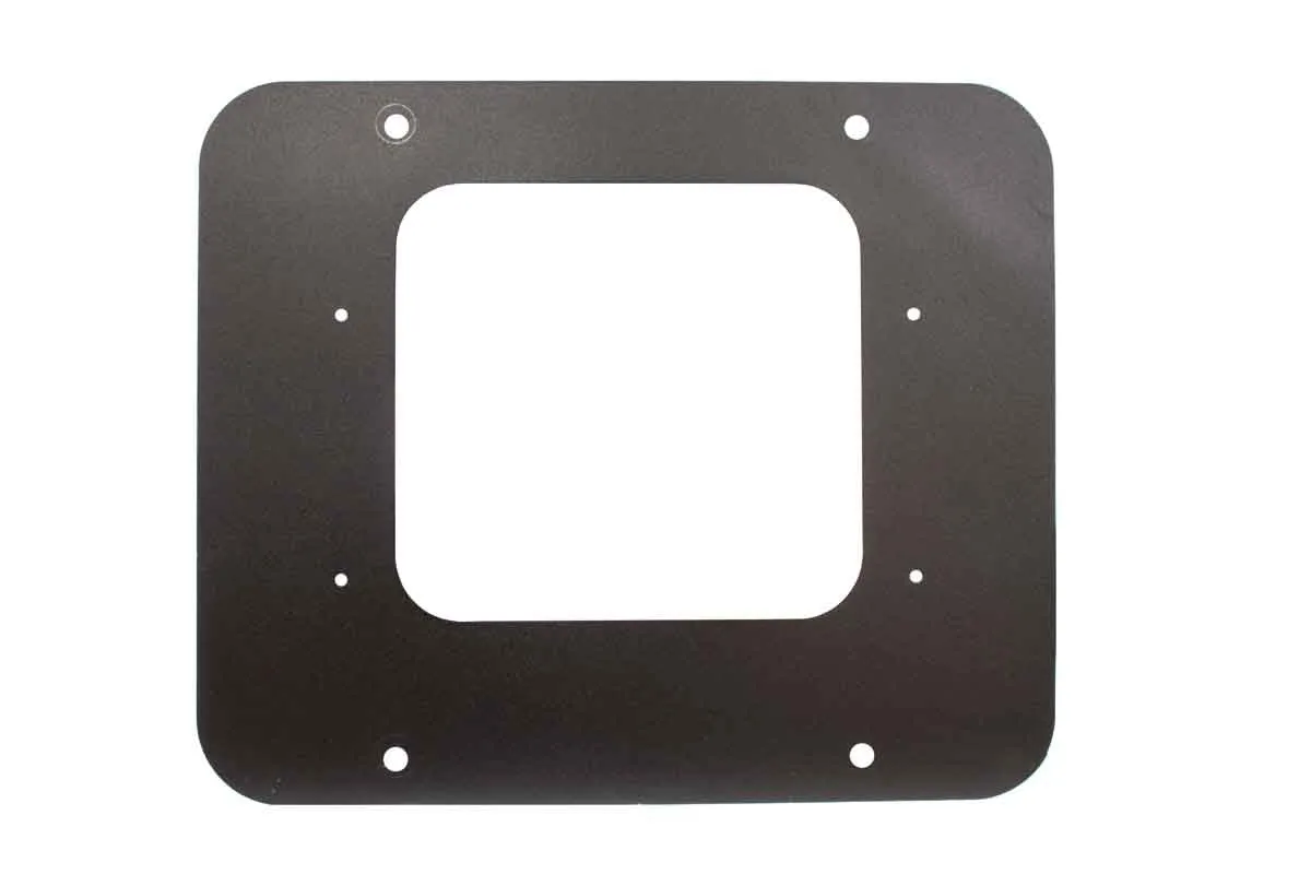 9706 Wrangler Back Side License Plate Mount With LED 2 Stage Gloss Powder Coat product image