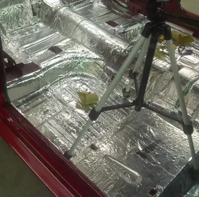 Hushmat Floor Pan Custom Insulation Kit Polymer Black Backing Silver