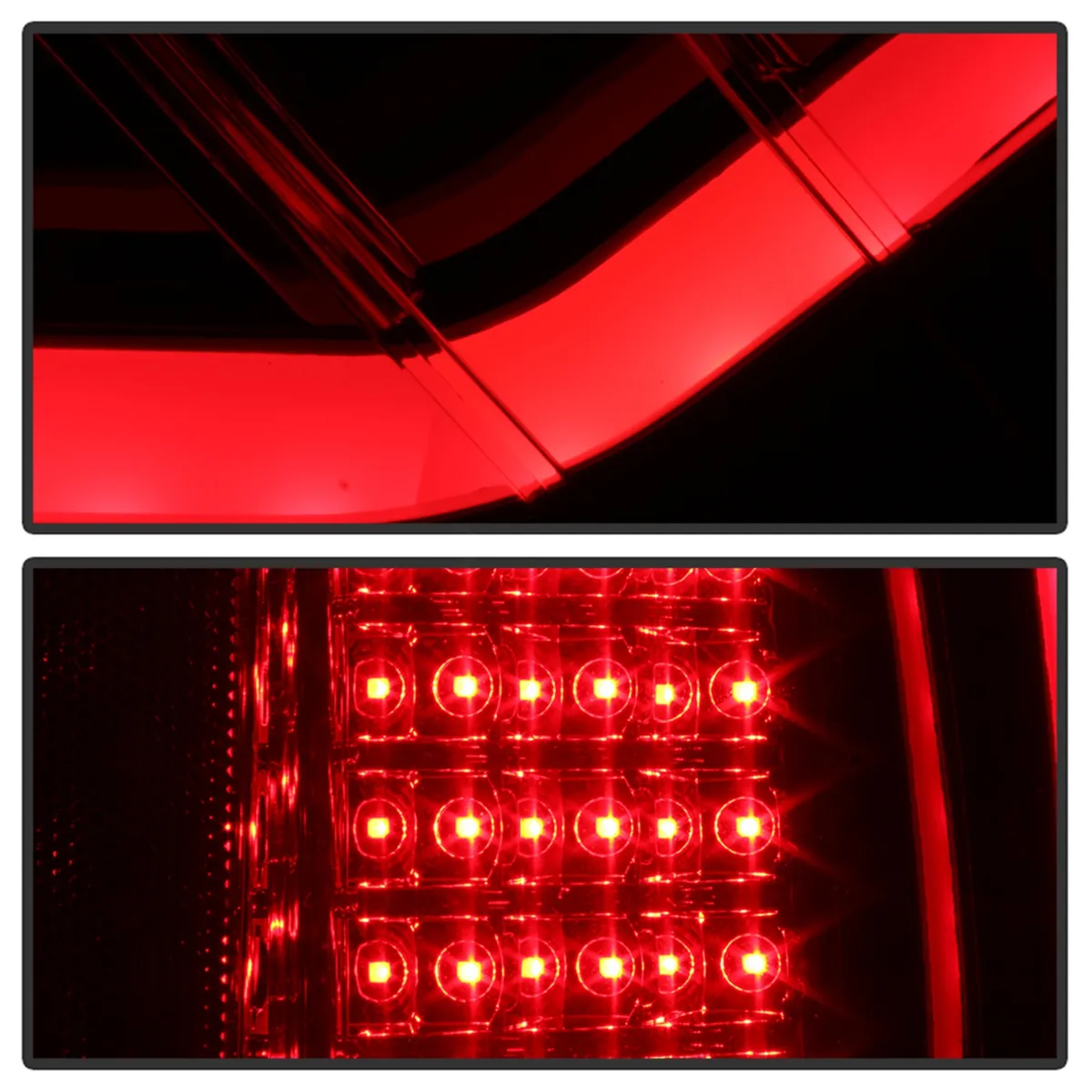 0914 F150light Bar LED Tail Lights Red Clear product image
