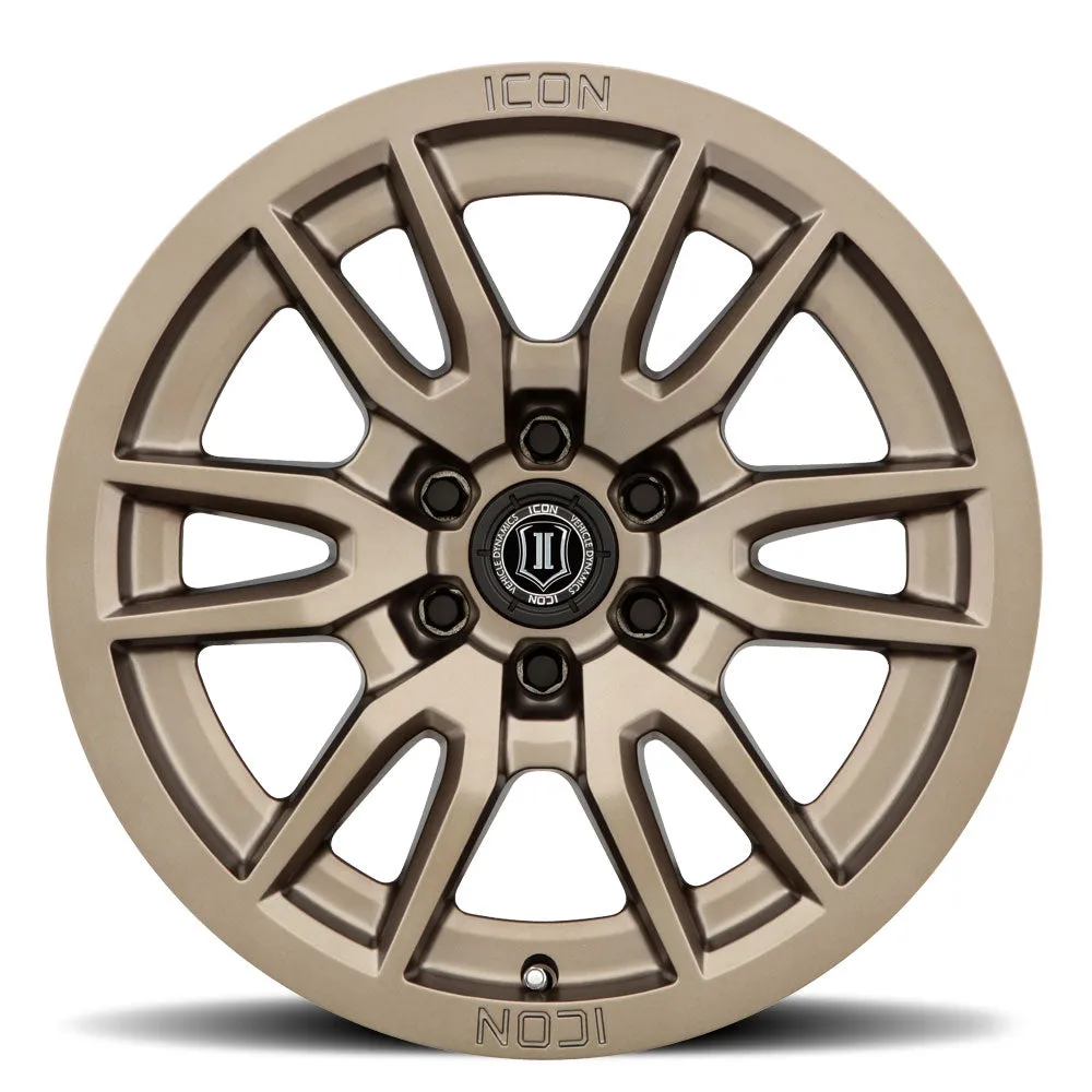 Icon Alloys Vector 6 Bronze 17 X 8.5 / 6 X 5.5 / 0mm / 4.75 Bs product image