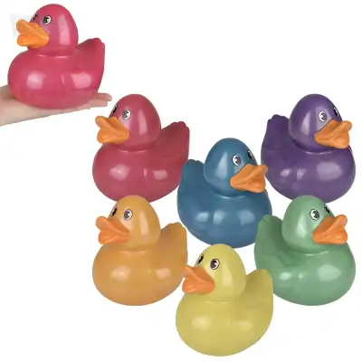 No Brand Big Metallic Rubber Duckies 6\"