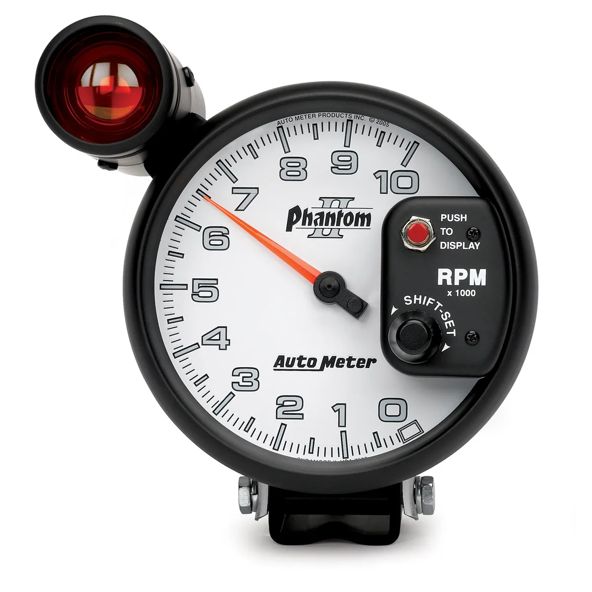 Gauge, Tachometer, 5", 10k RPM, Pedestal w/ ext. Shift-Lite, Phantom II product image