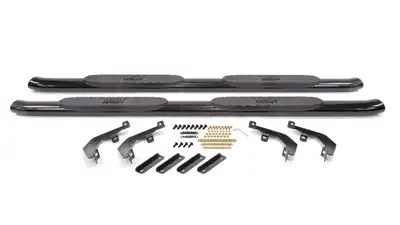 Westin PRO TRAXX 4 Oval Nerf Step Bars Black F-150 SuperCab 2015-2019 F-250350 Super Cab 2017-2019