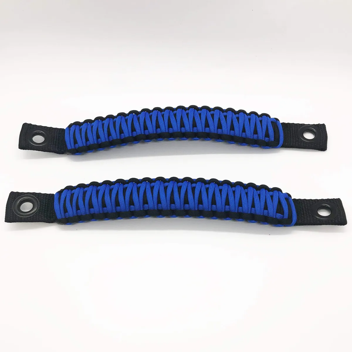 TJ Door Handles, Paracord Jeep® Grab Handles for Jeep Wrangler TJ & LJ 97-06 - Interior Door Pull Handles 550 Paracord Grab Handles w/ Grommets (PAIR) | Bartact® product image