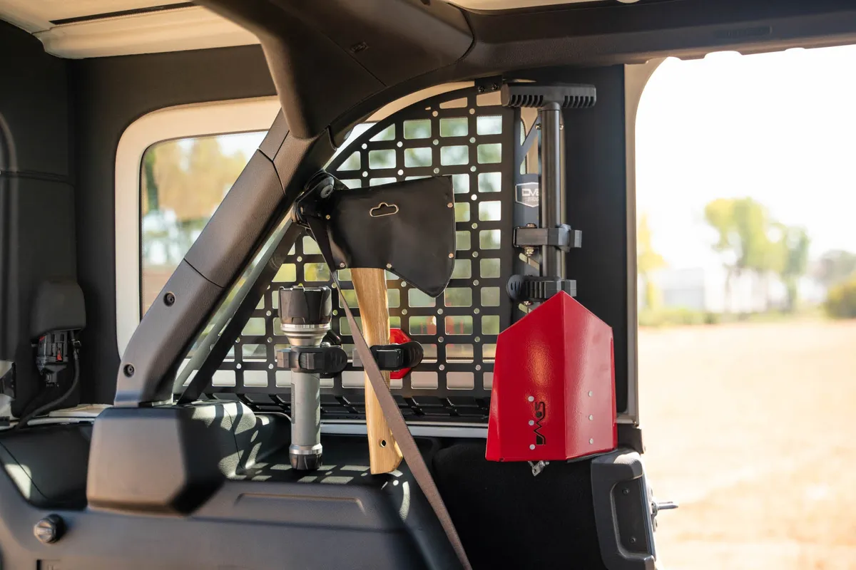 Quick Release Molle Panel Tool Mounts Red For Mollee 1.5x1in product image