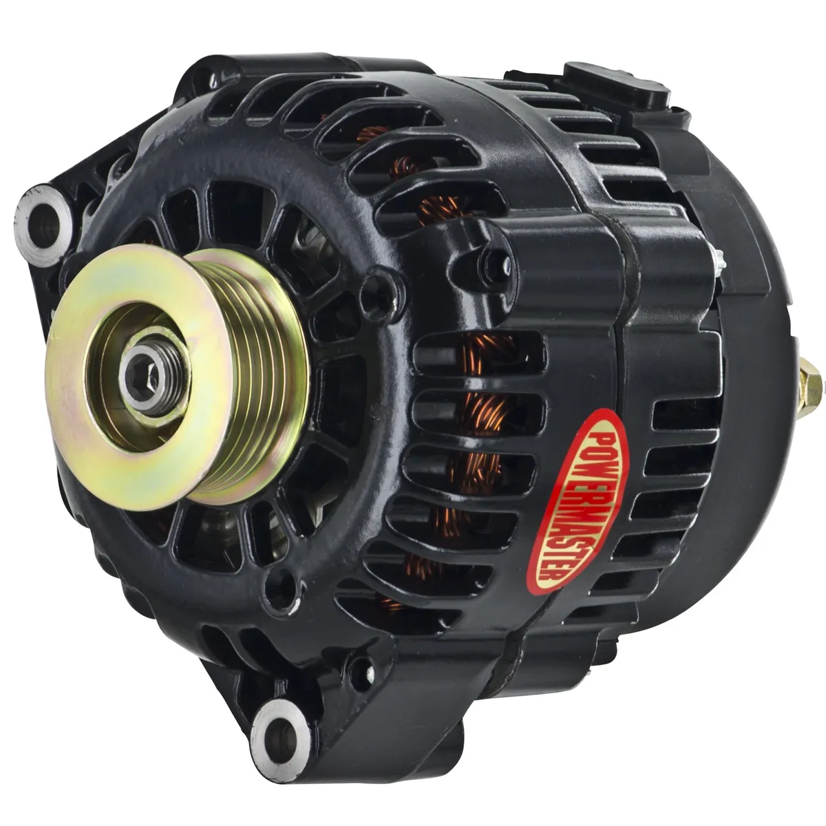 Alternator; AD230; Offset 2 in. Spools; 165 Amp; 100 Idle; Black; product image