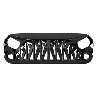 AMERICAN MODIFIED American Modified Amjpaa00110 Shark Grille - Glossy Black
