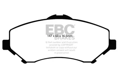 EBC Brakes S8 Kits Orangestuff and GD Rotors; Front; Vented; 5 Bolt Holes; 330mm. Dia.; 56mm. Height; 24mm. Thick; 72mm. Center Hole Dia.;