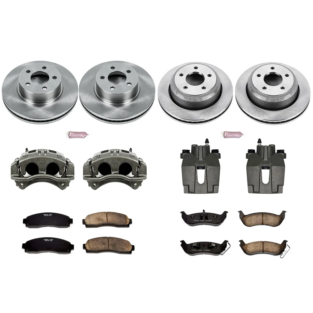 Z17 Direct Replacement Kit: Rotors; Ceramic Pads; Calipers product image