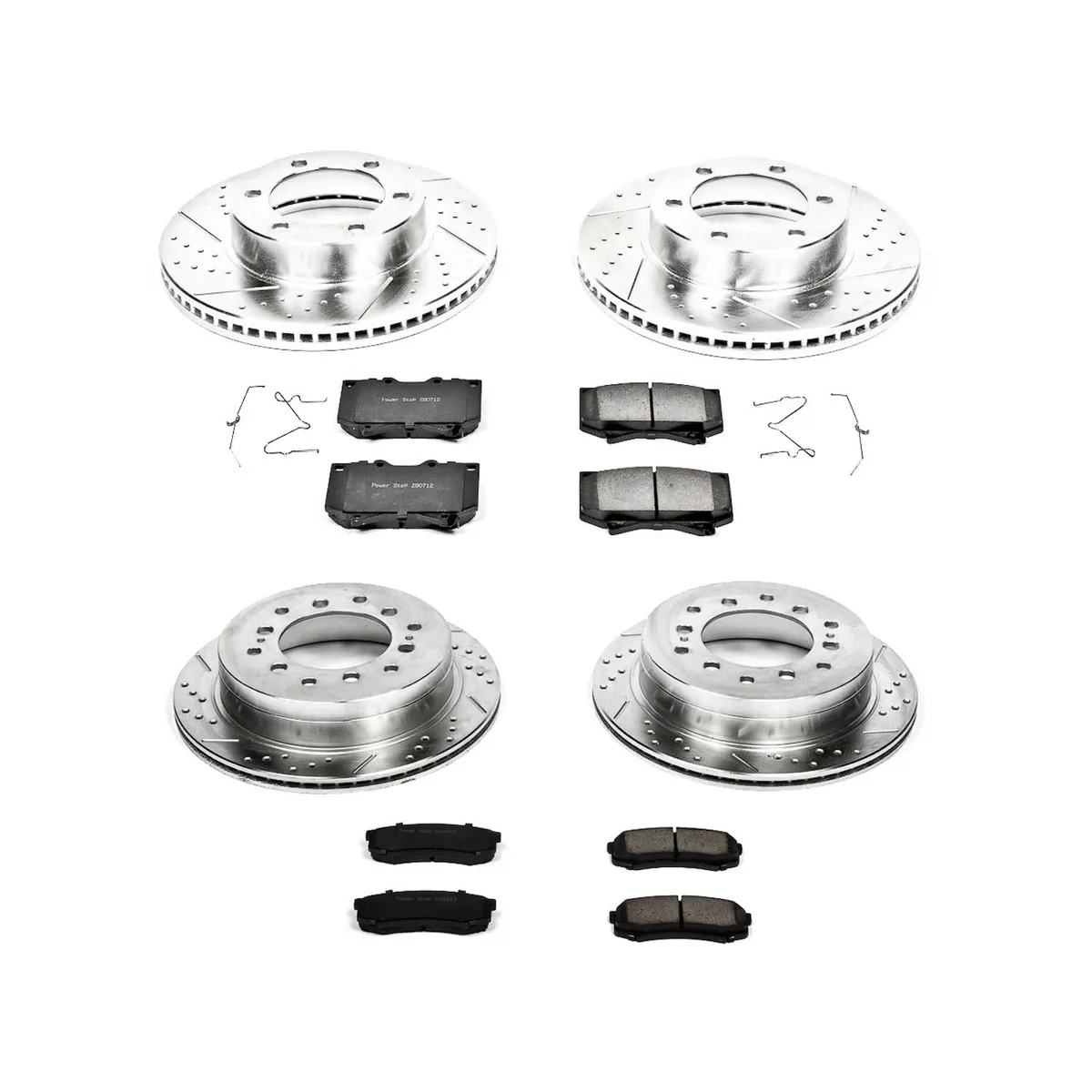 Z23 Evolution Sport Upgrade Kit: Drilled/Slotted Rotors; Carbon-Fiber Ceramic Pads W/Hardware product image