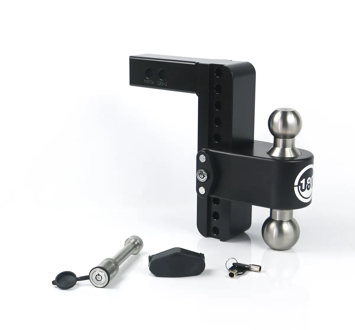 Weigh Safe Cerakote 180 Hitch Stainless Steel 8in Drop Hitch With 2in Shank (10k/12.5k Grwr) With Ws05