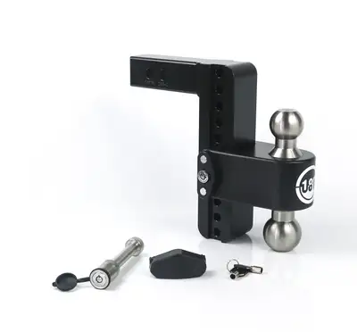 Weigh Safe Cerakote 180 Hitch Stainless Steel 8in Drop Hitch With 2in Shank (10k/12.5k Grwr) With Ws05