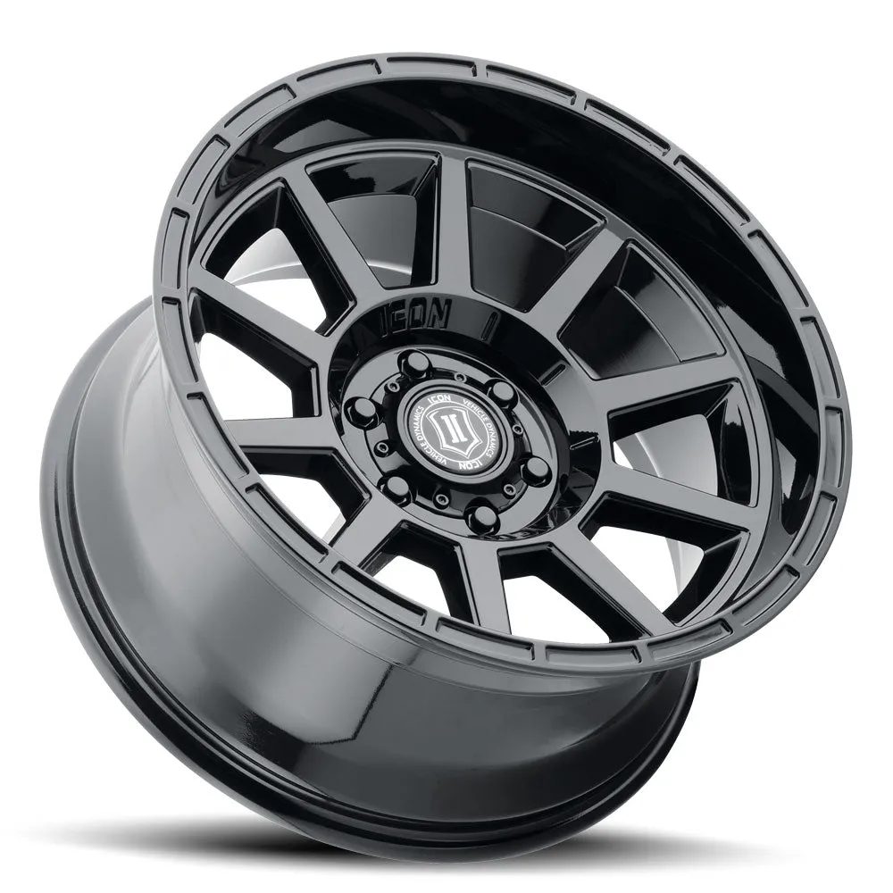 ICON Alloys Recoil, Gloss Black, 20 x 10 / 5 x 5, -24mm Offset, 4.5" BS product image