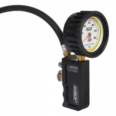 JOES Racing Products Tire Inflator 0-30psi Analog Billet Quick Fill
