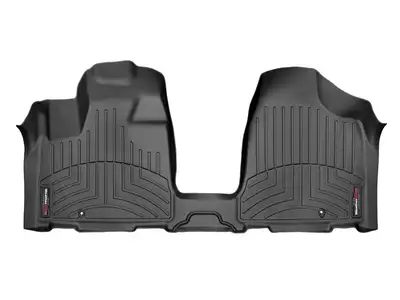 Weathertech FloorLiner™ DigitalFit®; Black; Front; Over The Hump;