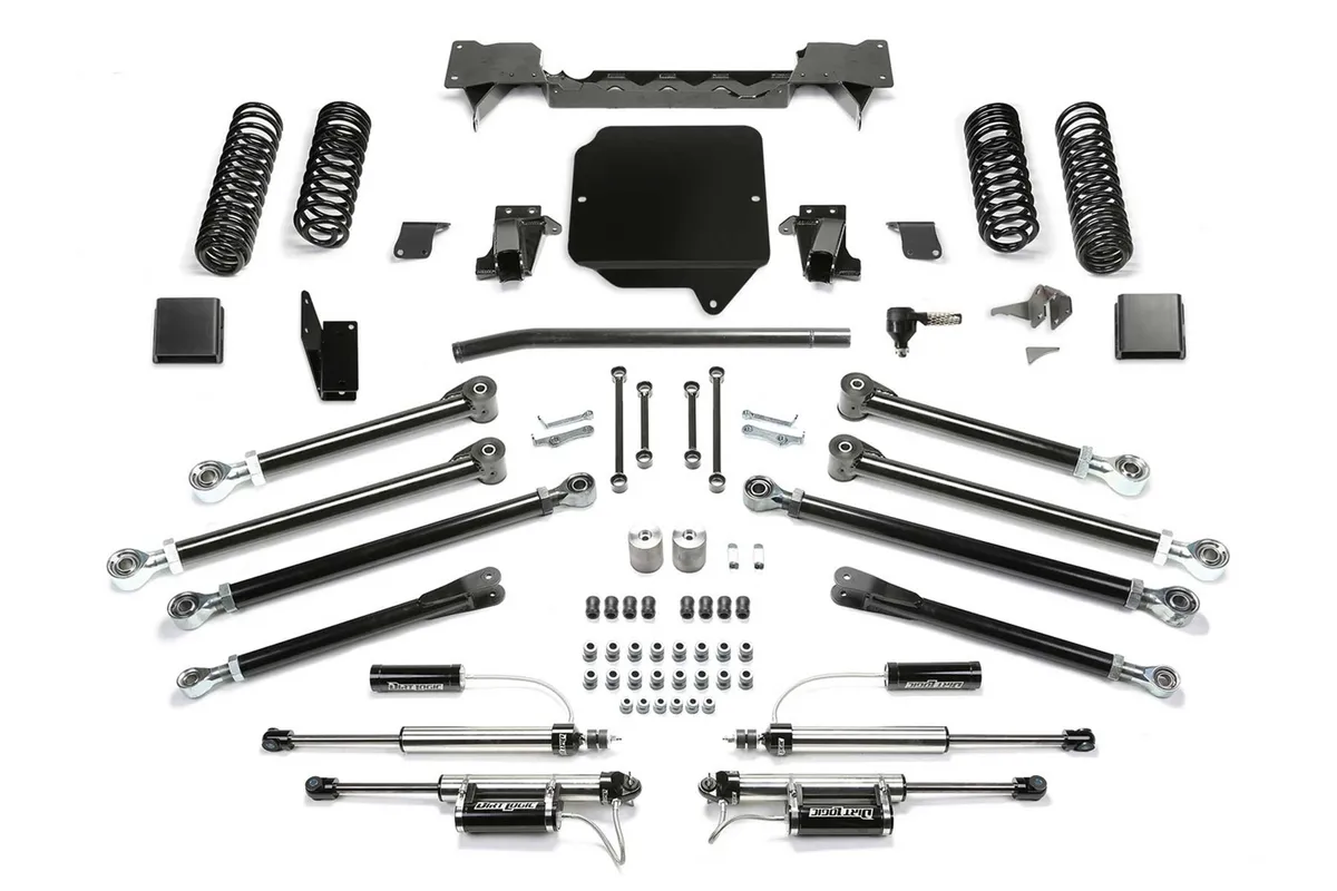 Fabtech 5in Crawler Long Arm Kit w/Dirt Logic Reservoir Shocks - JT 3.6L product image